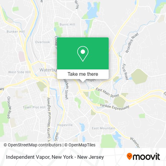 Mapa de Independent Vapor