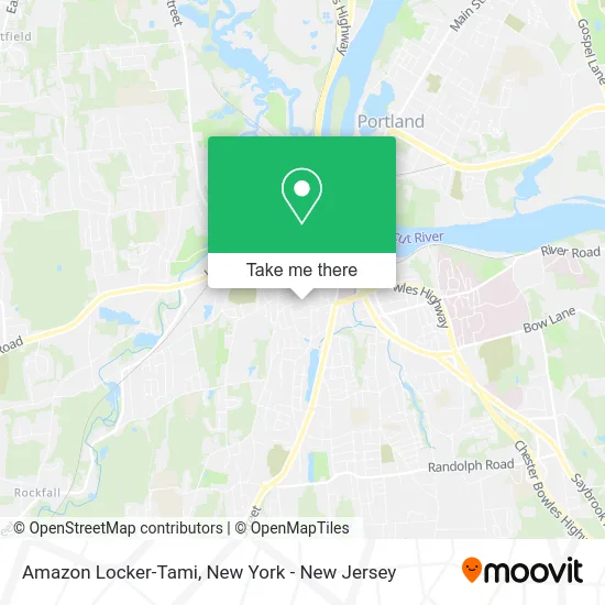 Amazon Locker-Tami map