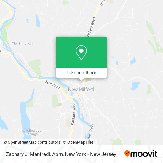Mapa de Zachary J. Manfredi, Aprn