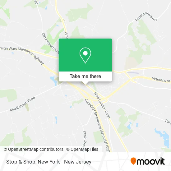 Stop & Shop map