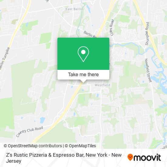 Mapa de Z's Rustic Pizzeria & Espresso Bar