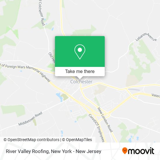 River Valley Roofing map