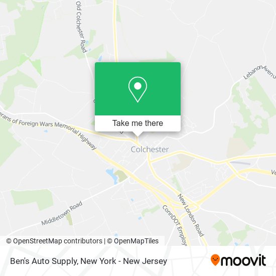 Mapa de Ben's Auto Supply