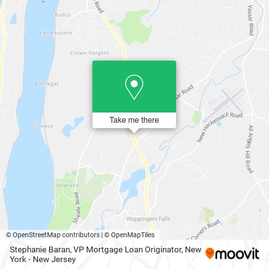 Stephanie Baran, VP Mortgage Loan Originator map