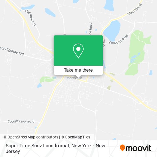 Super Time Sudz Laundromat map