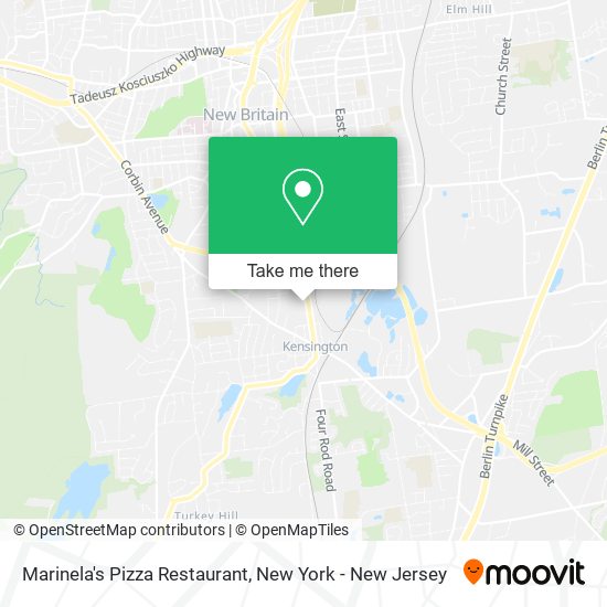 Mapa de Marinela's Pizza Restaurant