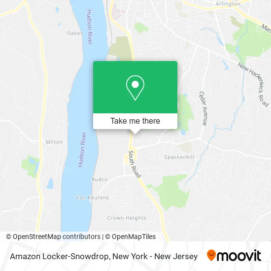 Amazon Locker-Snowdrop map