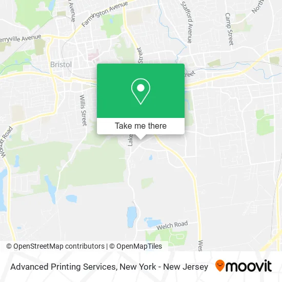 Advanced Printing Services map