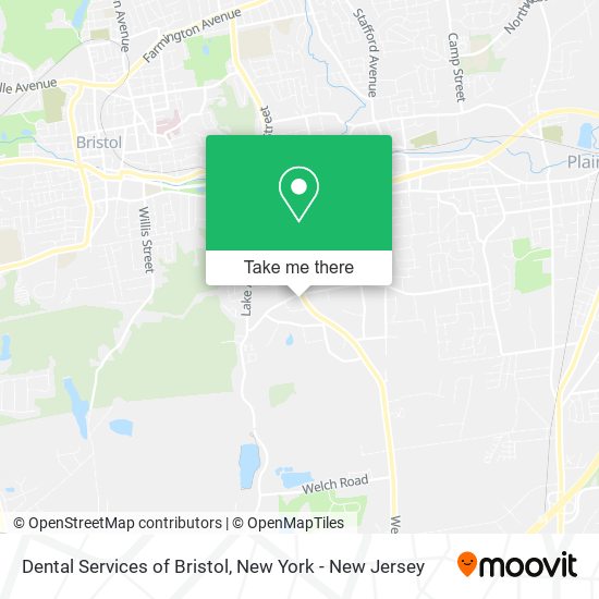 Dental Services of Bristol map