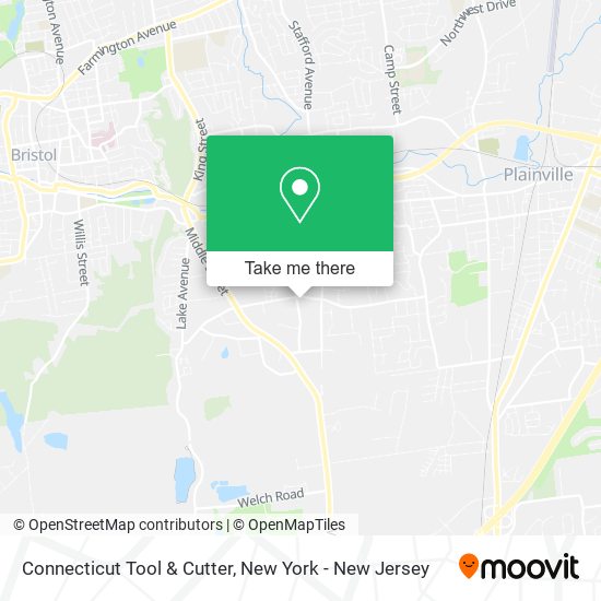 Mapa de Connecticut Tool & Cutter