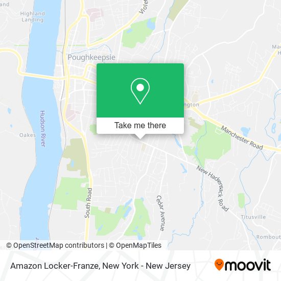 Amazon Locker-Franze map
