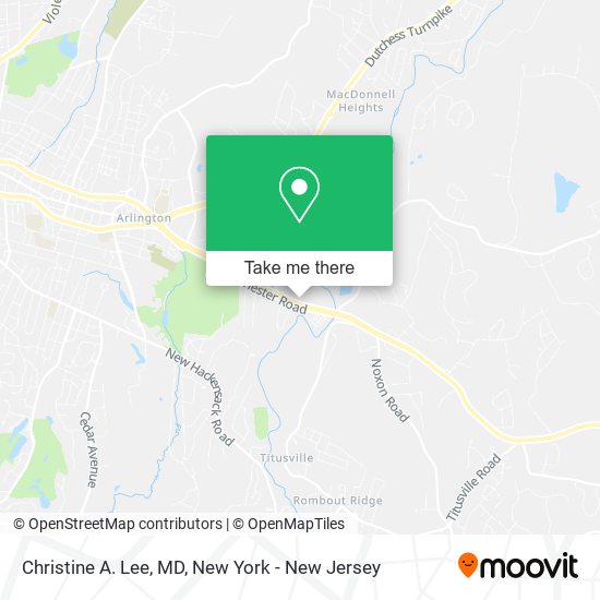 Christine A. Lee, MD map