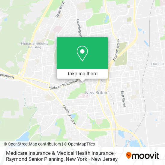 Medicare Insurance & Medical Health Insurance - Raymond Senior Planning map