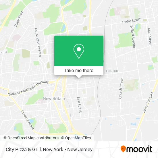 City Pizza & Grill map