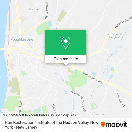 Hair Restoration Institute of the Hudson Valley map