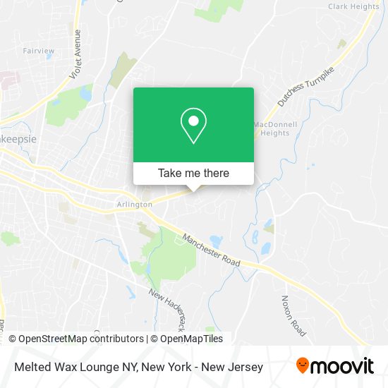 Melted Wax Lounge NY map