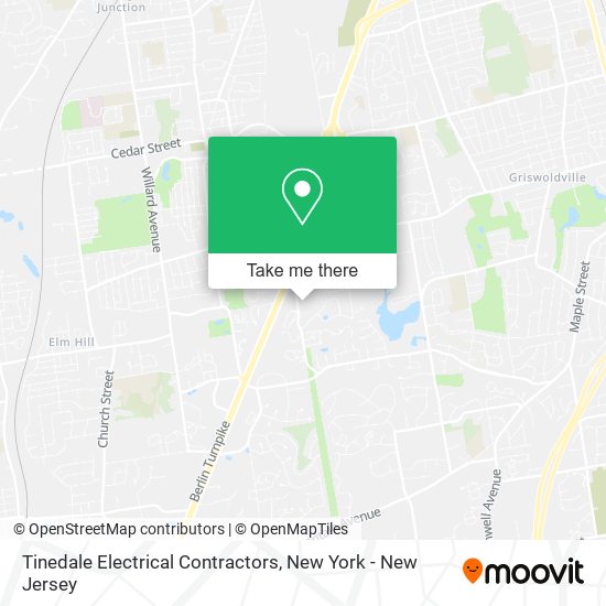 Tinedale Electrical Contractors map