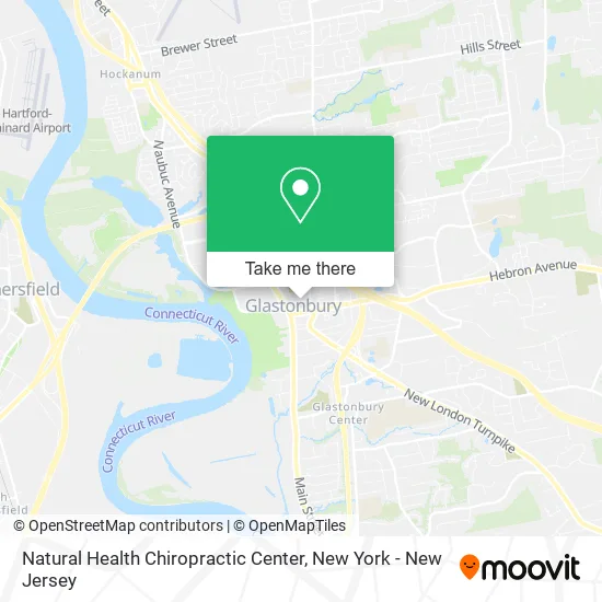 Natural Health Chiropractic Center map