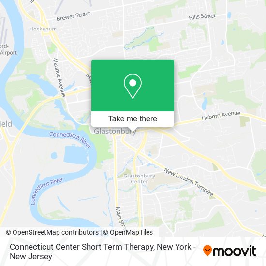 Mapa de Connecticut Center Short Term Therapy