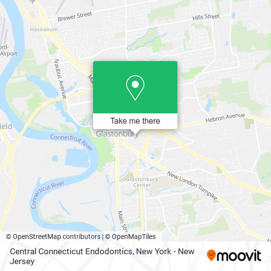Central Connecticut Endodontics map