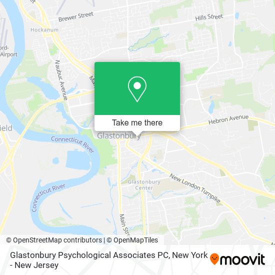 Mapa de Glastonbury Psychological Associates PC