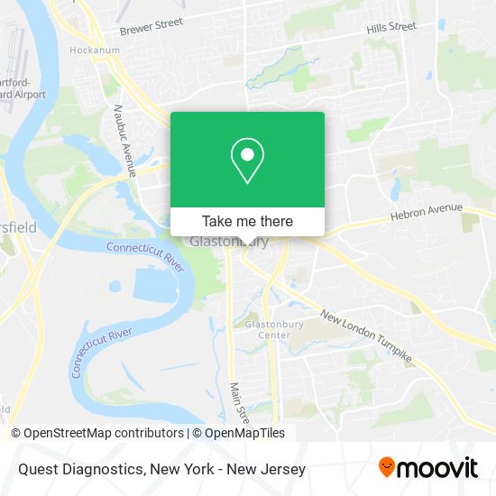 Quest Diagnostics map