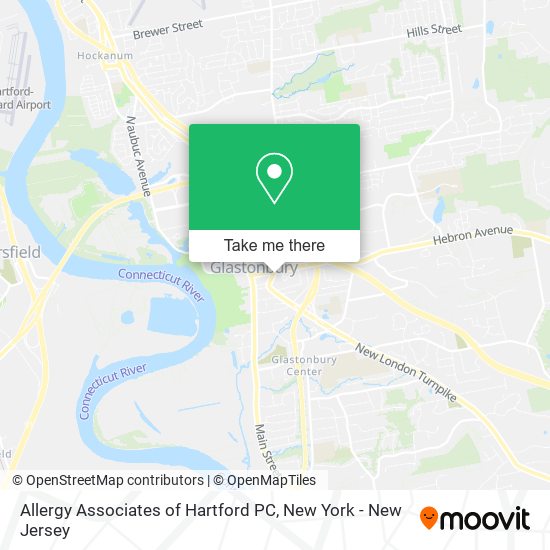 Allergy Associates of Hartford PC map