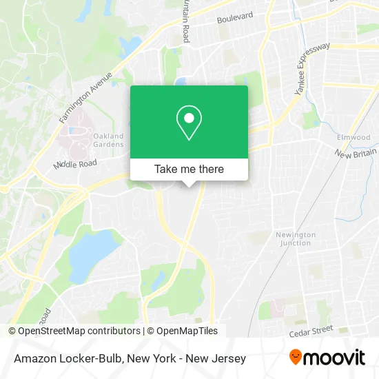 Amazon Locker-Bulb map
