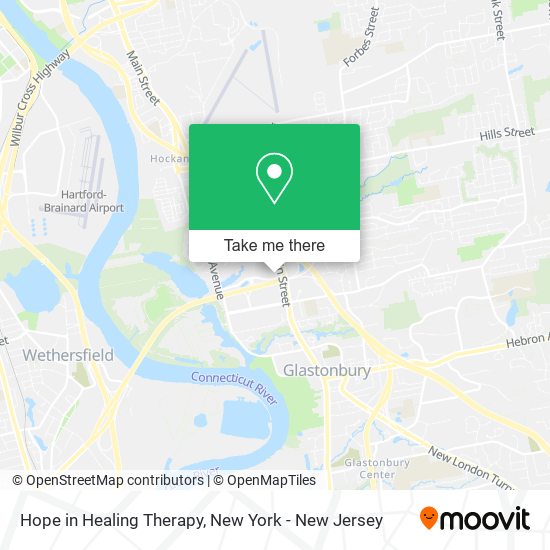 Hope in Healing Therapy map