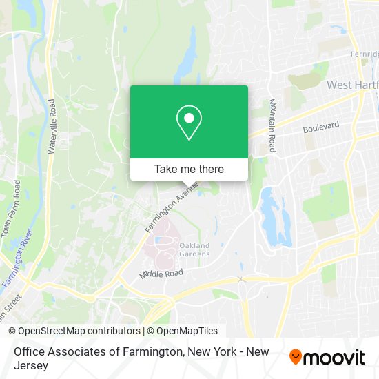 Office Associates of Farmington map