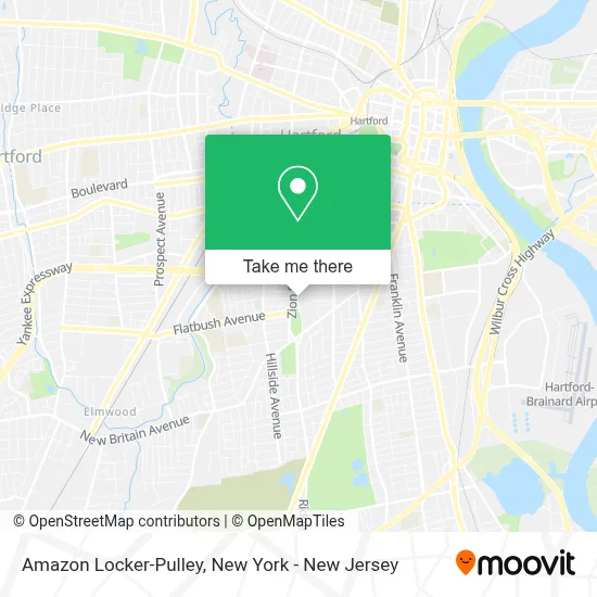 Amazon Locker-Pulley map