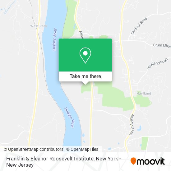 Mapa de Franklin & Eleanor Roosevelt Institute