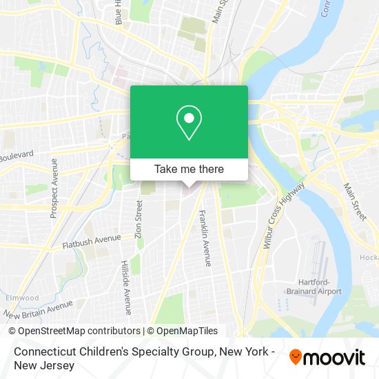 Connecticut Children's Specialty Group map