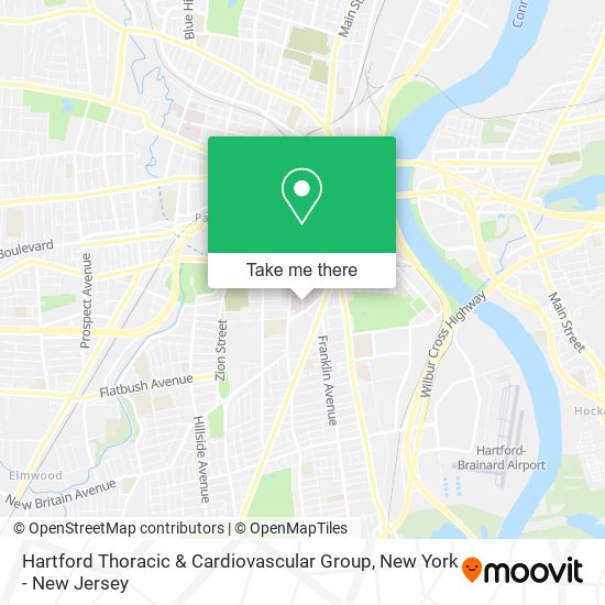 Hartford Thoracic & Cardiovascular Group map