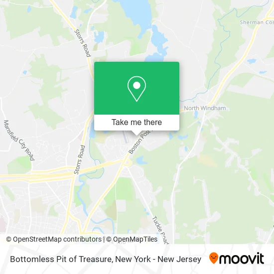 Bottomless Pit of Treasure map