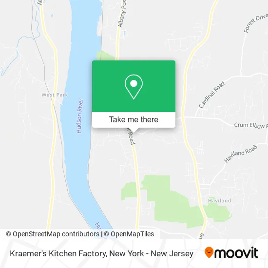 Kraemer's Kitchen Factory map