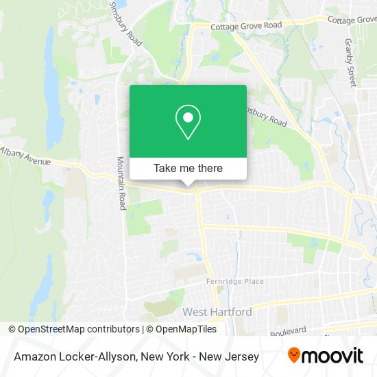 Amazon Locker-Allyson map