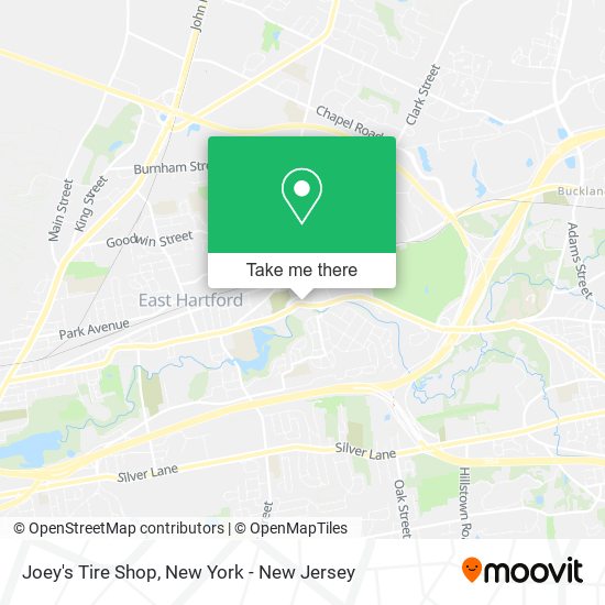 Joey's Tire Shop map