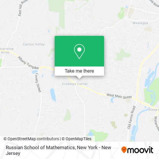 Russian School of Mathematics map