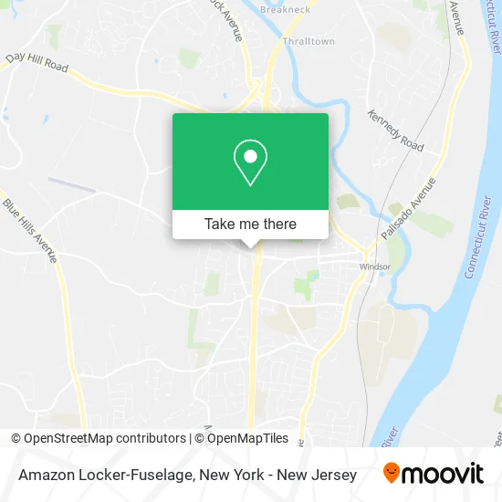 Amazon Locker-Fuselage map