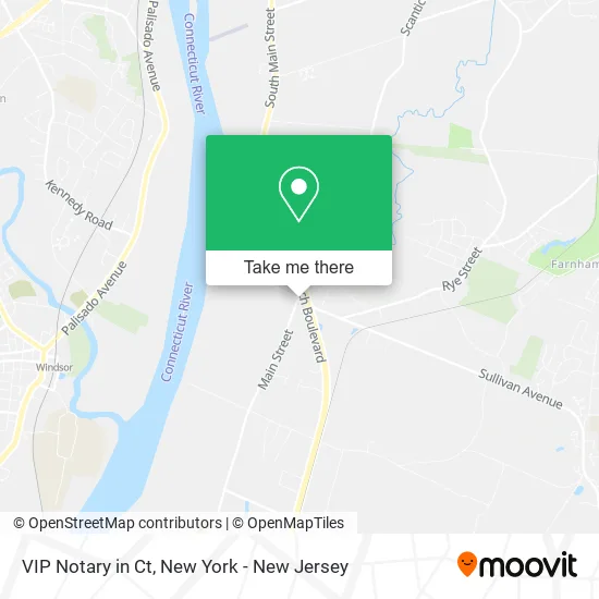 VIP Notary in Ct map