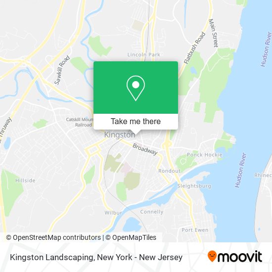 Kingston Landscaping map