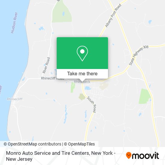 Monro Auto Service and Tire Centers map