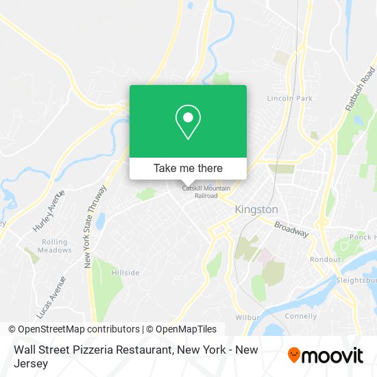 Mapa de Wall Street Pizzeria Restaurant