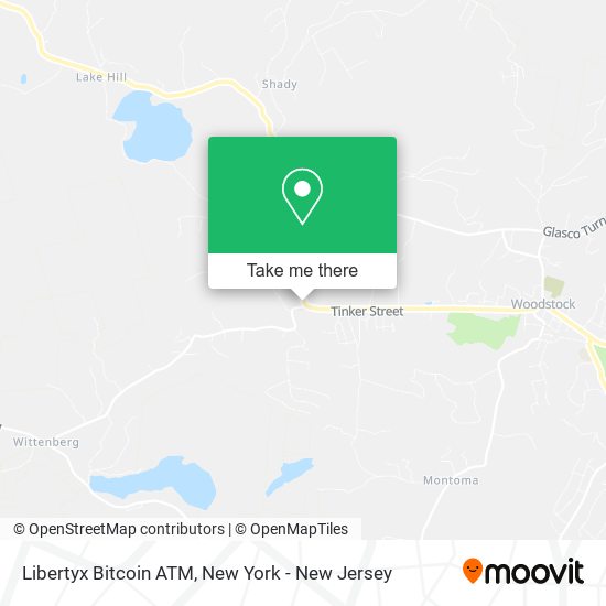 Mapa de Libertyx Bitcoin ATM