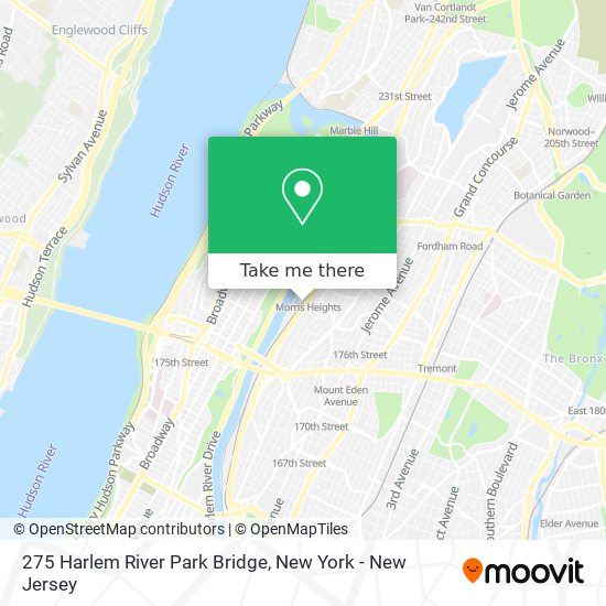 Mapa de 275 Harlem River Park Bridge