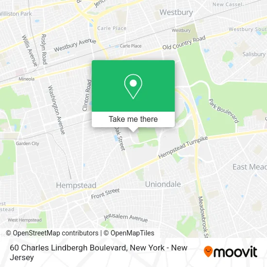 60 Charles Lindbergh Boulevard map