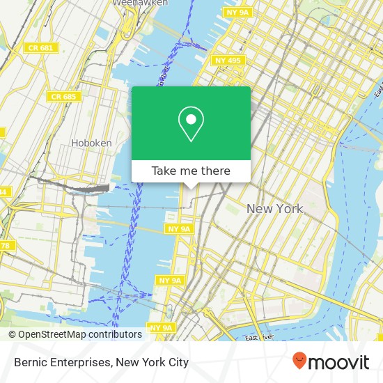 Bernic Enterprises map
