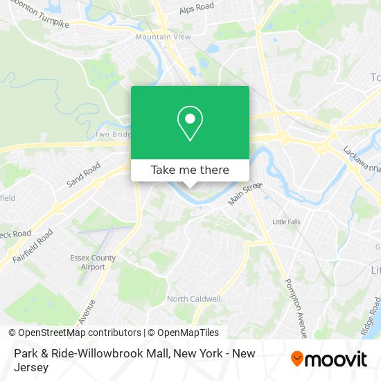Park & Ride-Willowbrook Mall map
