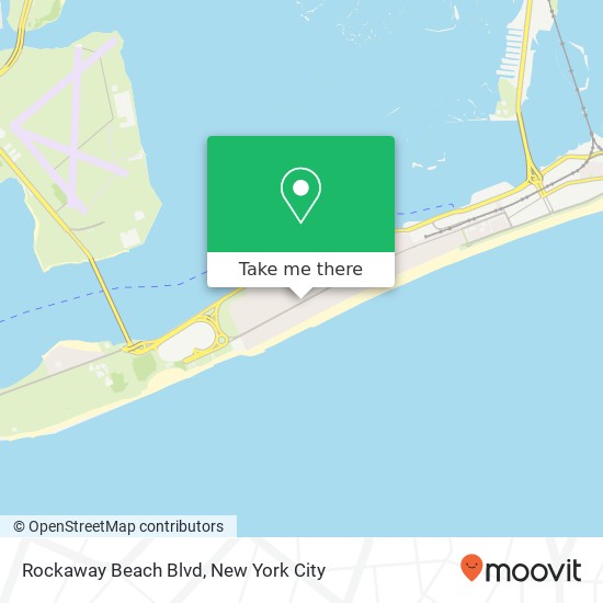 Rockaway Beach Blvd map